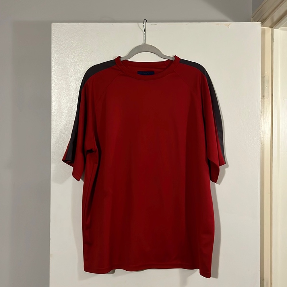 Dunning red/gray short sleeve tee